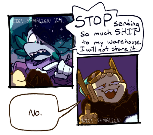 2 panel/colored/shaded